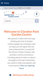 Mobile Screenshot of clandonparkgardencentre.co.uk